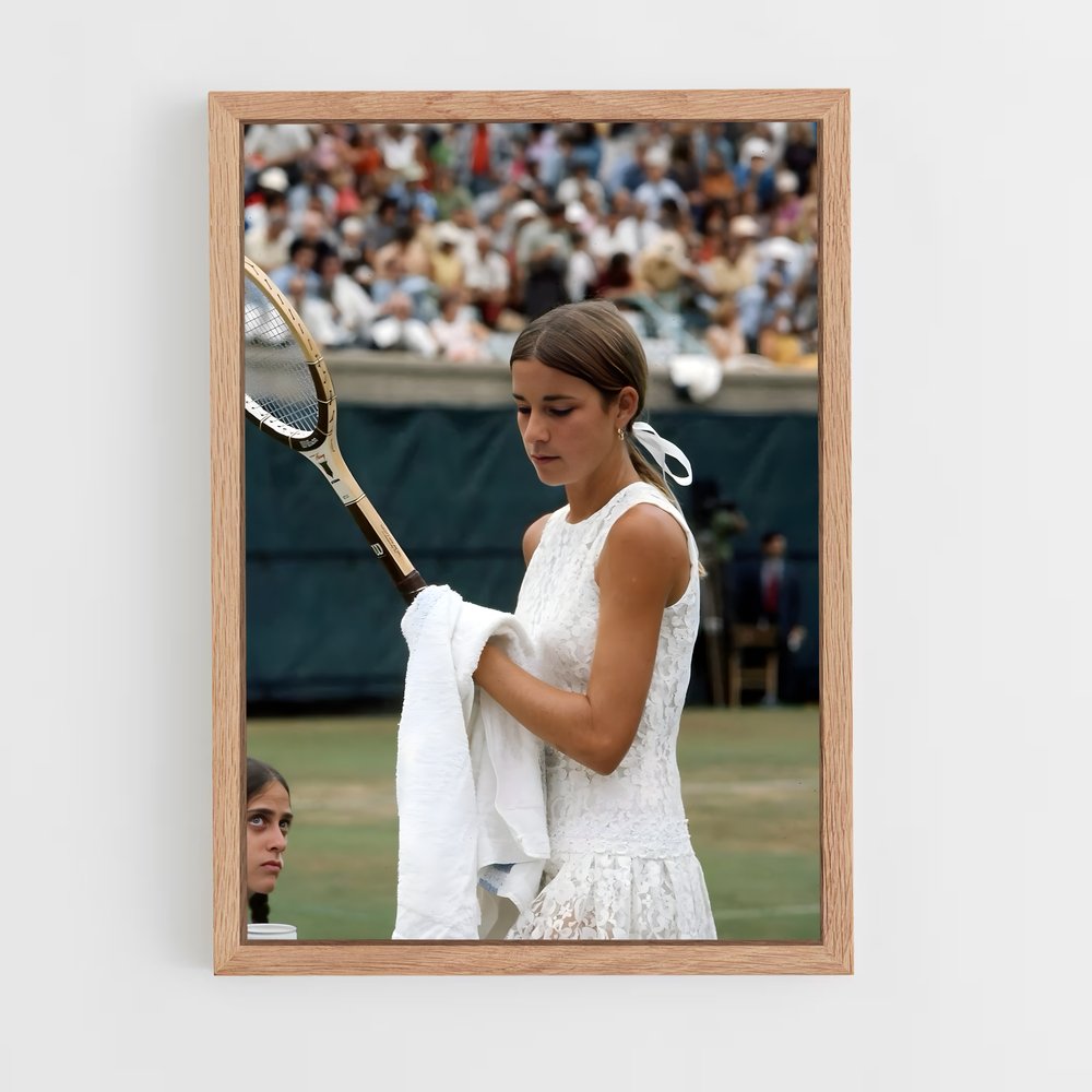 Poster Chris de evert – affiche Tennis (vue 4)